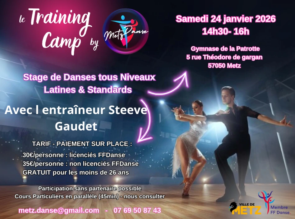 Flyer Stage de danse 24-01-2026
